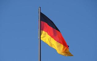 deutsche flagge von deutschland foto