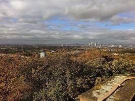Blick auf London vom Shooters Hill foto