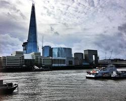 Blick auf die Themse in London foto