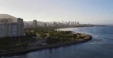 rio de janeiro, rj, brasilien, 2022 - luftaufnahme des flamengo parks foto