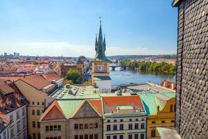 Prager Skyline von oben foto