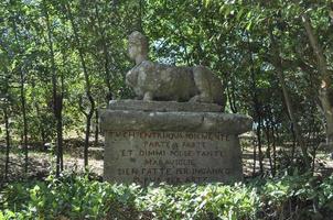 Heiliger Hain in Bomarzo foto