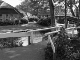 giethoorn dorf in holland foto