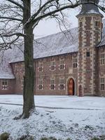 Winterzeit auf Schloss Raesfeld foto