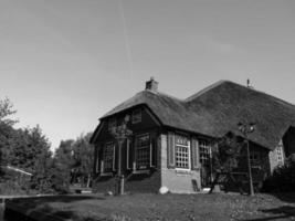 giethoorn dorf in holland foto