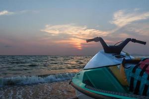 Jetski am Strand foto