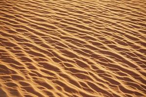 Textur des Sandes in der Wüste von den Winden