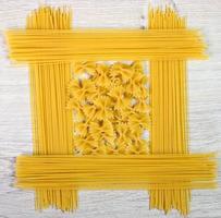 Food-Thema, Pasta-Hintergrund. foto