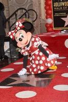 los angeles - 22. jan minnie mouse bei der minnie mouse star zeremonie auf dem hollywood walk of fame am 22. januar 2018 in hollywood, ca foto