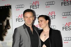 los angeles - 10. november - stephen moyer, anna paquin beim afi fest 2015 präsentiert von audi - erschütterungspremiere im tcl chinese theater am 10. november 2015 in los angeles, ca foto