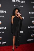 los angeles - 28. feb - khandi alexander bei der american crime premiere screening im the theater at ace hotel am 28. februar 2015 in los angeles, ca foto