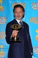 los angeles - 25. juni - andrew lincoln im presseraum der 41. jährlichen saturn awards im the castaways am 25. juni 2015 in burbank, ca foto