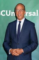 los angeles - 2. mai lester holt beim nbcuniversal summer press day in den universal studios am 2. mai 2018 in universal city, ca foto