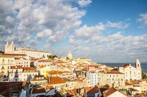 Alfama in Lissabon, Portugal foto