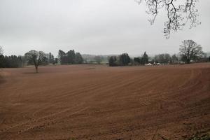 ein blick auf die landschaft von shropshire bei grinshill foto