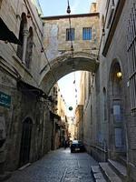 Jerusalem in Israel im Jahr 2019. Ein Blick auf die Straßen von Jerusalem foto