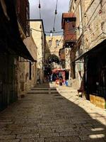 Jerusalem in Israel im Jahr 2019. Ein Blick auf die Straßen von Jerusalem foto