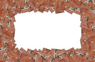 kanadische küstenwache schiff amundsen forschungseisbrecher auf kanada 50 dollar 2012 polymer banknote muster foto