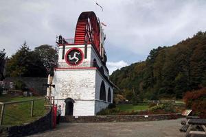 iom in großbritannien im jahr 2019 ein blick auf das laxley wheel foto