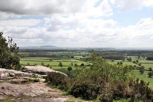 ein blick auf die landschaft von shropshire in der nähe von grinshill foto