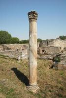 Atriumhaus in der antiken Stadt Aphrodisias in Aydin, Türkei foto