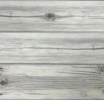 Graue, strukturierte, gealterte Holzplanken mit Rissen. alte Bretter aus verwittertem Grauplan. Hintergrund foto