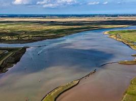 River Waveney in Norfolk in der Nähe von Burgh Castle foto