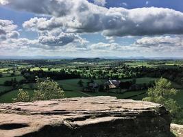 ein Blick auf die Landschaft von Shropshire foto