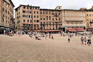 siena in italien im jahr 2019. ein blick auf siena in italien foto