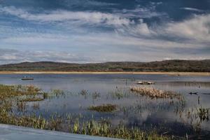 Blick auf das Naturschutzgebiet Leighton Moss foto