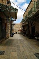 Jerusalem in Israel im Jahr 2019. Ein Blick auf die Straßen von Jerusalem foto