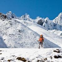 Wandern in den Himalaya-Bergen