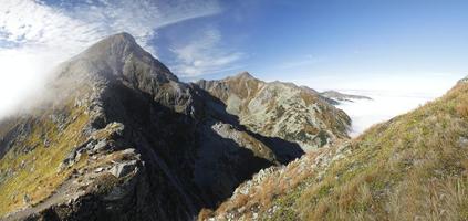 plaktive Form ostry rohac in den Tatra-Bergen in der Slowakei