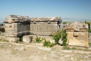 Grab in der antiken Stadt Hierapolis, Pamukkale, Denizli, Turkiye foto