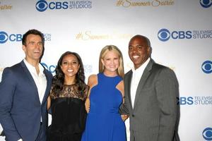 los angeles, 18. mai - cameron mathison, nischelle turner, nancy o dell, kevin frazier bei der cbs summer soiree 2015 im london hotel am 18. mai 2015 in west hollywood, ca foto