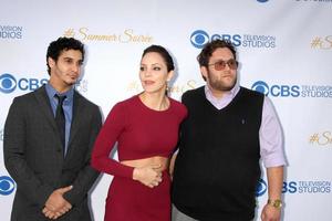 los angeles, 18. mai - elyes gabel, katharine mcphee, ari stidham bei der cbs sommer soiree 2015 im london hotel am 18. mai 2015 in west hollywood, ca foto