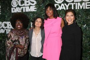 los angeles, oktober 10 - sheryl underwood, sara gilbert, aisha tyler, julie chen bei der cbs tagsüber 1 seit 30 jahren ausstellungsempfang im paley center for media am 10. oktober 2016 in beverly hills, ca foto