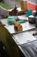 indonesischer Brottoast, Bandung gegrilltes Brot foto