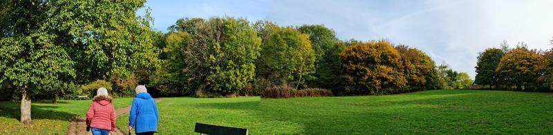 schönste ansicht des britischen öffentlichen parks in england foto