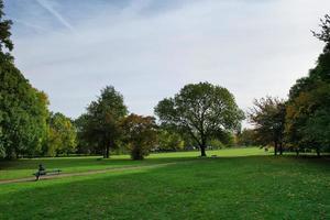 schönste ansicht des britischen öffentlichen parks in england foto