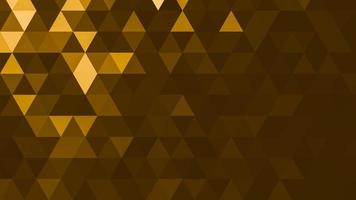 goldenes polygonales Muster abstrakter geometrischer Hintergrund Dreiecksmosaik, perfekt für Website, Handy, App, Werbung, soziale Medien foto