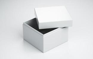 Vorderseitiges quadratisches Box-Mockup-Design foto