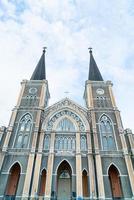 kathedrale der unbefleckten empfängnis in chanthaburi in thailand foto