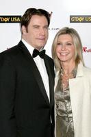 john travolta und olivia newton-john g day usa australien com black tie gala grand ballroom, hollywood und highland los angeles, ca. 19. januar 2008 ©2008 kathy hutchins hutchins foto