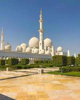 abu dhabi moschee foto