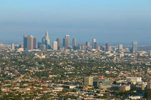 Skyline von Los Angeles foto