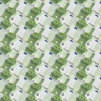 Euro nahtlose Hintergrundmuster. 3D-Darstellung foto
