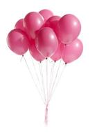 rosa Luftballons foto