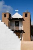 San Geronimo Kapelle in Taos Pueblo, USA foto