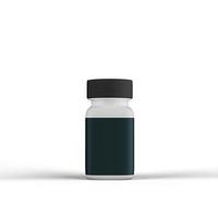 Pille Plastikflasche 3D-Rendering foto